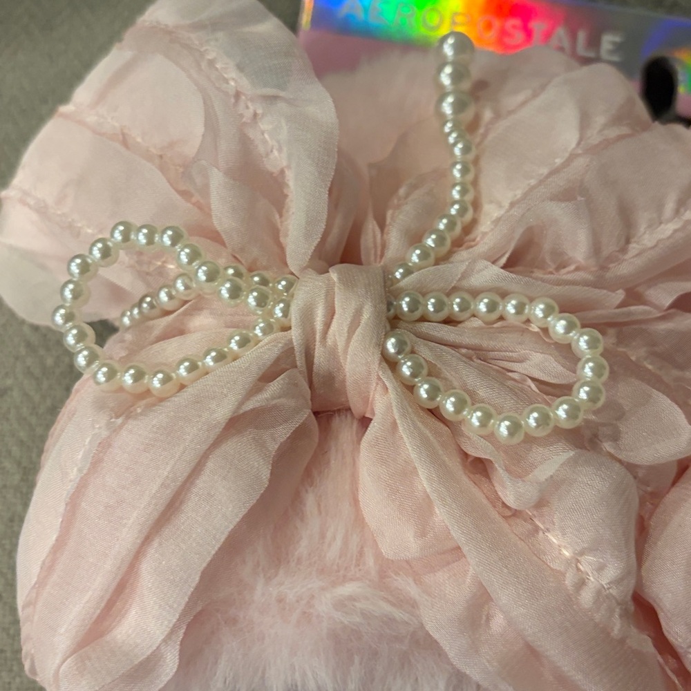 Pink Bow women’s slippers - Picture 3 of 5